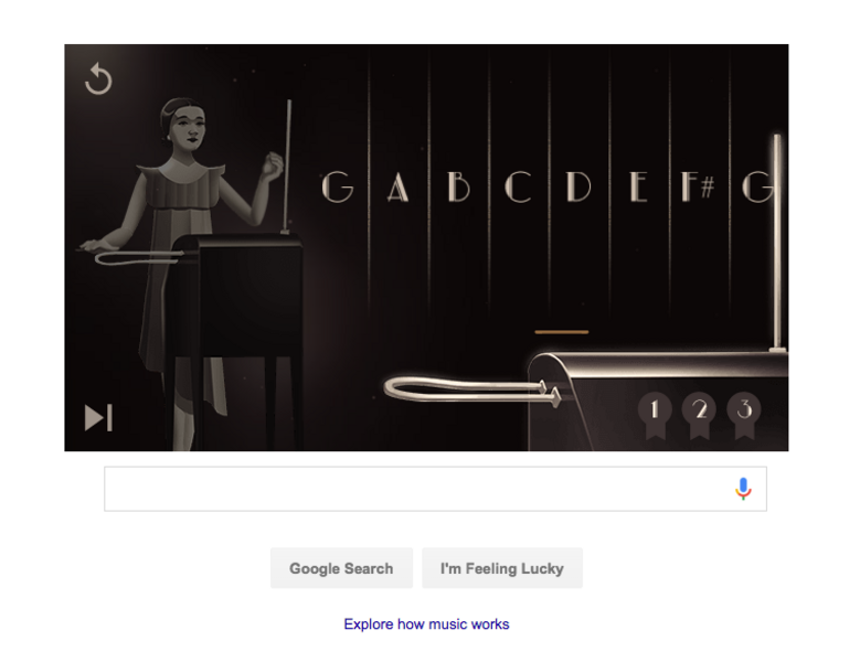 Clara rockmore online google doodle